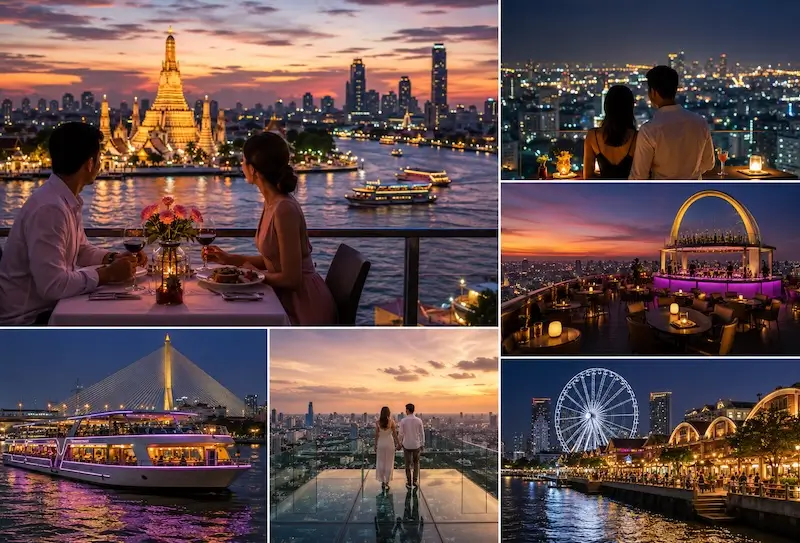 Romantic places in Bangkok