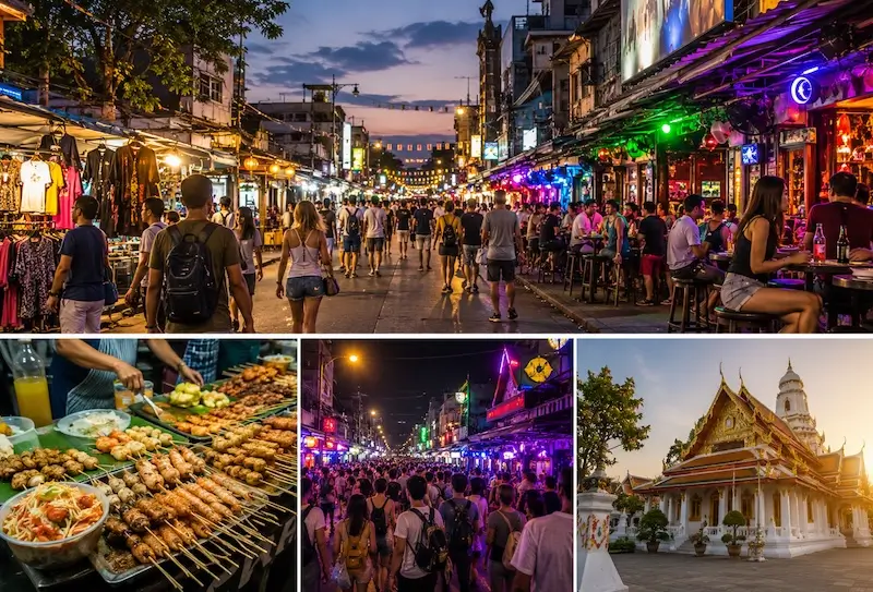 Amazing Khao San Road in Bangkok