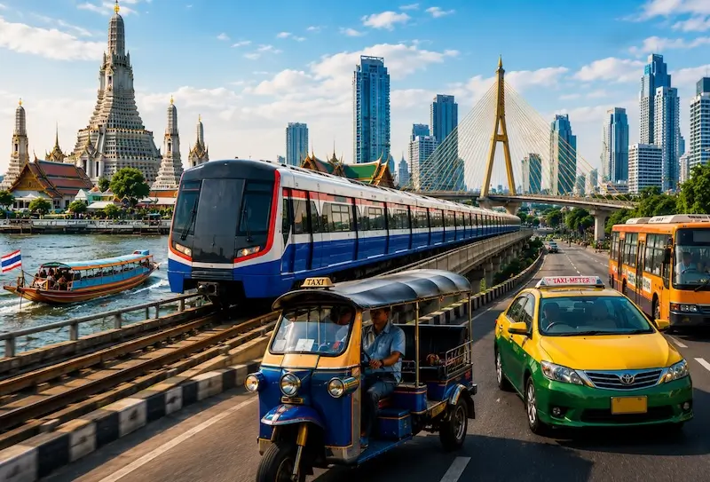 Bangkok Transport Guide: BTS, MRT, Taxi, Airport & Island Transfers