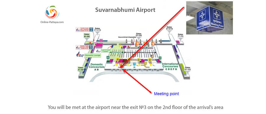 Аэропорт бангкок схема